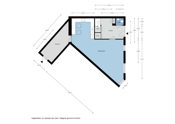 Floorplan - Vogelwikke 15, 2224 KA Katwijk